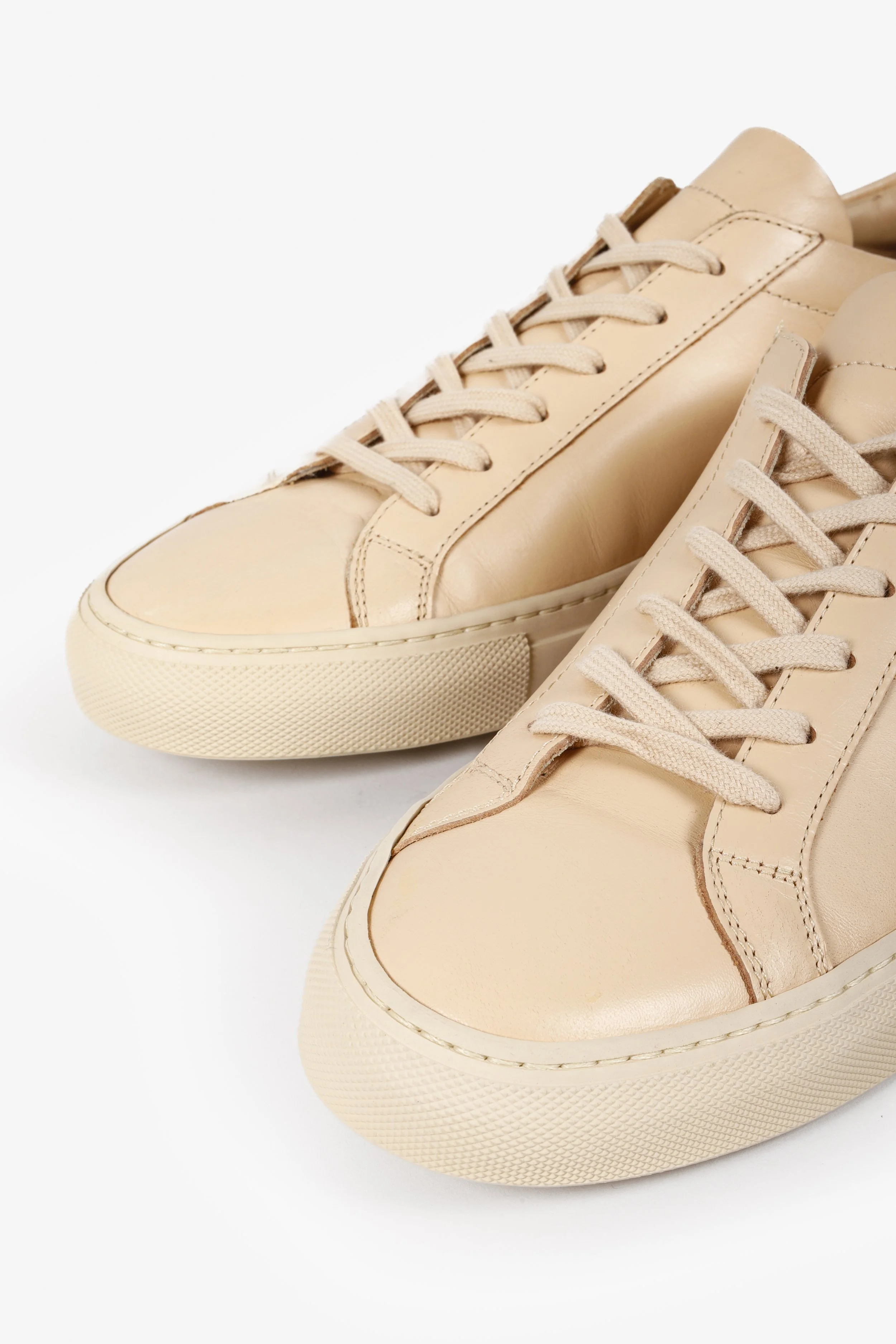 Common Projects Beige Achilles Low Sneakers BLOGGER ARMOIRE